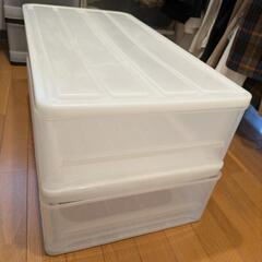 カラーボックス　縦長　2つ