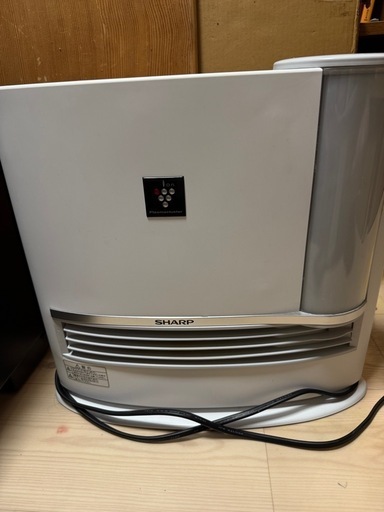 シャープ プラズマクラスター搭載 加湿セラミックファンヒーター ホワイト HX-G120-W