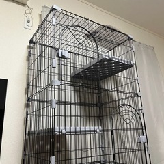 キャットゲージ 猫用品付きの画像
