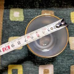 昭和レトロ　冷茶グラス　5客セット　花ぐるまの画像