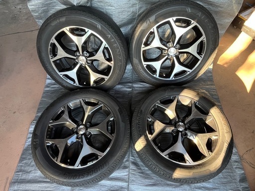 【225/55/R18】タイヤ・ホイール4本セット