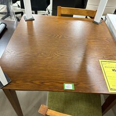 ジモティ来店特価!!　2人ダイニングセット　ブラウン　　J-11147