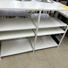 ジモティ来店特価!!　レンジ台　ホワイト　　J-11149