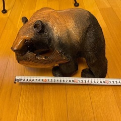 木彫りの熊・置物
の画像