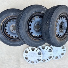 【中古スタッドレスタイヤ】185/70r14　ブリヂストンブリザ...