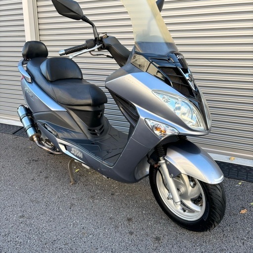 3026.格安小型　SYM RV125i FIモデル　社外マフラー付属　千葉県柏市　即日配送、自走引き取りも可能