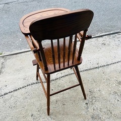 【✨‼️現品限り‼️✨】木製ベビーチェアの画像