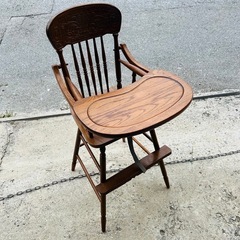 【✨‼️現品限り‼️✨】木製ベビーチェア