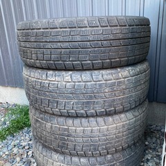 ホイールタイヤ4本155/65/R13 の画像