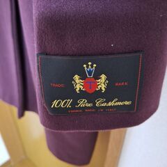 値下げしました！！100%カシミヤコートの画像