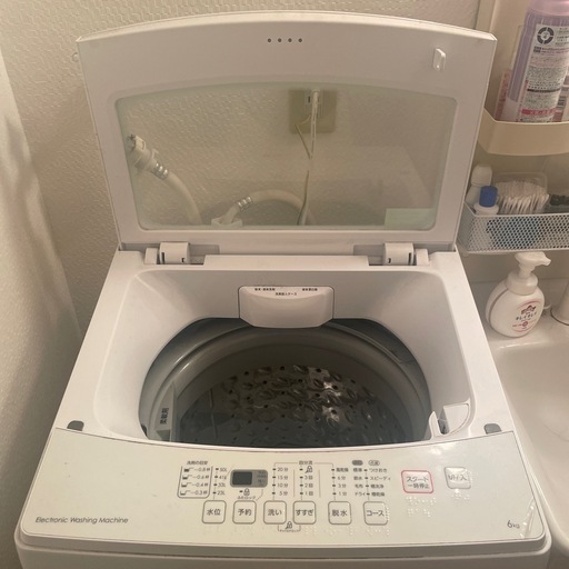 ニトリ 家庭用全自動洗濯機 6kg\n