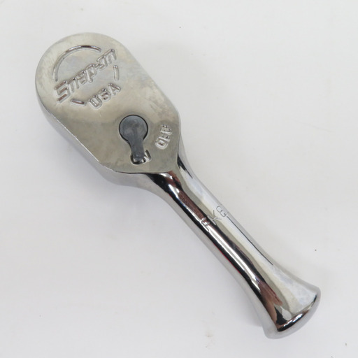 SnapOn スナップオン 3/8” ショートラチェット スタビーラチェットハンドル 80ギア FK80 中古美品 【工具専門店 テイクハンズ金沢野々市店】