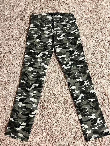 ジーンズ　スキニー　ストレッチ　NYC 迷彩柄　30インチ