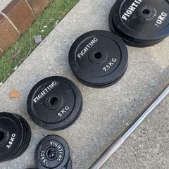 ファイティングロード　ベンチ台付き　60キロセットの画像