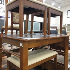 【軽トラック貸出サービス有】田コーポレーション　ダイニング４点セット