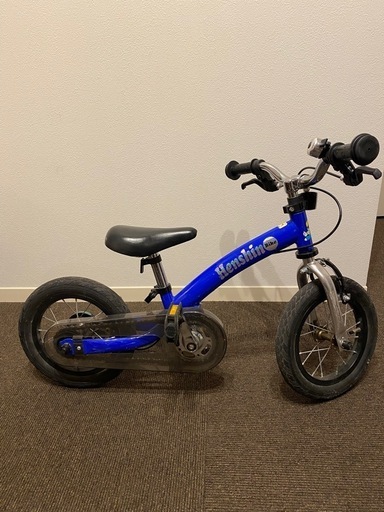 （お渡し決定）へんしんバイク2 青　子ども用自転車　12インチ