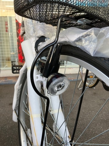 未使用 新品 26インチ 自転車 白 21テクノロジー1年保証 No.942● ※現金、クレジット、スマホ決済対応
