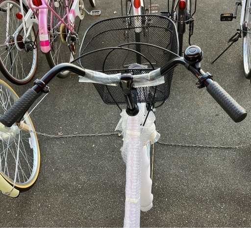 未使用 新品 26インチ 自転車 白 21テクノロジー1年保証 No.942● ※現金、クレジット、スマホ決済対応