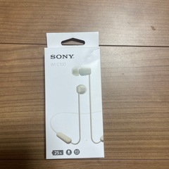SONY WI-C100 ホワイト イヤホン　未使用品