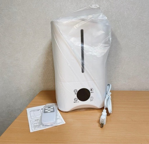 【5L】加湿器 大容量 睡眠モード アロマ対応 リモコン付き 乾燥 ホワイト