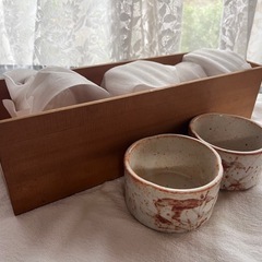 昭和レトロ　志野焼　深皿