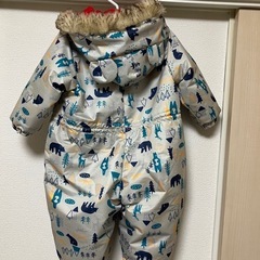 早い者勝ち90スノーウェア　ジャンプスーツ　つなぎの画像
