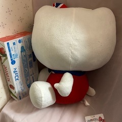 ぬいぐるみ　ハローキティ　イギリス柄の画像