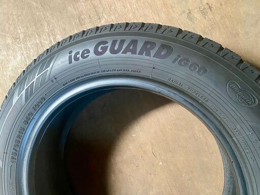 【スタッドレス】YOKOHAMA iceGUARD iG60 175/65R15 84Q 中古タイヤ×4本セット