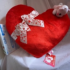 ぬいぐるみ　postpet ハートクッション