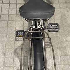 中古 27インチ 自転車 ダークグレー LEDオートライト付きの画像