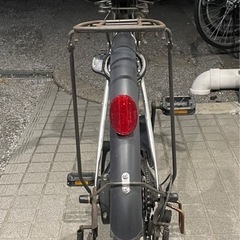 中古 27インチ 自転車 ダークグレー LEDオートライト付きの画像