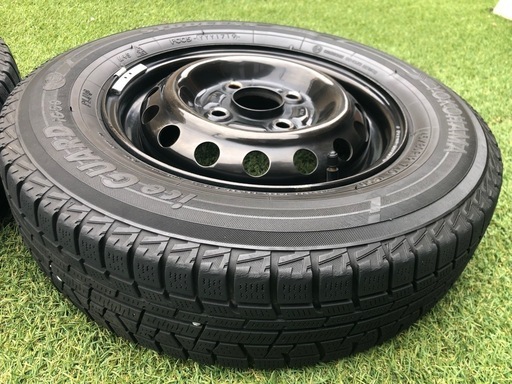 軽自動車用スタッドレスタイヤ付鉄ホイール145/80R12  74Q スタッドレス(ヨコハマアイスナビ)2019年製造　鉄ホイール