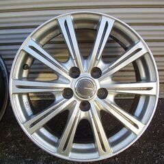 15インチ中古アルミホイール　PCD100　5穴　インセット43 4本ｾｯﾄの画像