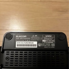 エレコム Wルーター Wi-Fi6 WRC-X3000GSNの画像