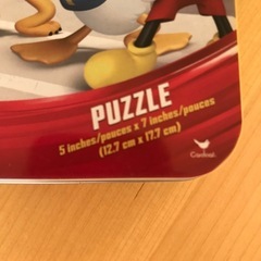 【Disney /ディズニー】パズル　ミッキーマウス　アルミケース付　24ピースの画像