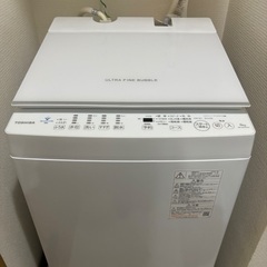 TOSHIBA 縦型洗濯機 AW-6DH2(W) 6kg 2022年製