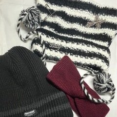 ニット帽　