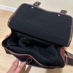 アンティーク風カメラバックの画像