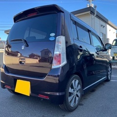 初売り2日から‼️‼️低走行6万キロ台のリミテッドⅡが入りました‼️月々9千円〜分割払い可‼️ 車検2年付き！【名義変更代込み】☆スズキ ワゴンRスティングレー☆HDDナビ付き☆走行中DVD見れます☆プッシュスタート☆ドライブレコーダー付きのフル装備☆純正アルミ☆そのまま乗って帰れます！の画像