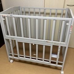 カトージ　ベビーベッド(ミニ) ミルキーグレー