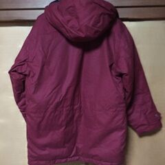 ランズエンド ダウンジャケット LANDS'END レディース　ボルドーの画像