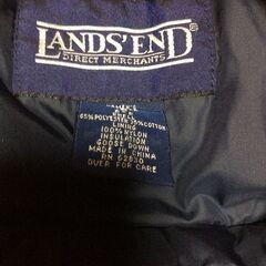 ランズエンド ダウンジャケット LANDS'END レディース　ボルドーの画像