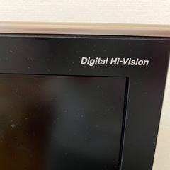 シャープ　AQUOS テレビ　20インチの画像