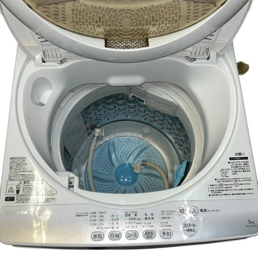 【ジ1120-03】TOSHIBA 東芝電気洗濯機 AW-5G2 2015年製
