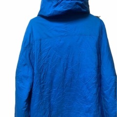 L.L.Bean フード付き中綿ダウンジャケット ブルー メンズ Mの画像