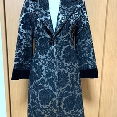 ヴィヴィアンタム VIVIENNE TAM 黒・銀色　豪華　花柄...