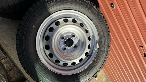 スタッドレスタイヤ　ダウンロップ　155/80R14