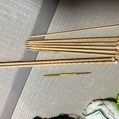編み物道具、毛糸、編み針、編み棒