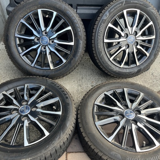 【状態良い】ブリジストン スタッドレスタイヤホイールセット