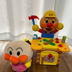 アンパンマン工具とぬいぐるみセットの画像
